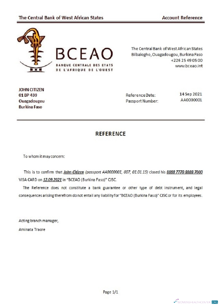 Download Burkina Faso The Central Bank of West African States closure reference Photoshop template